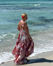 Load image into Gallery viewer, BAGGY MAXI DRESS/ blush pink xl flowers