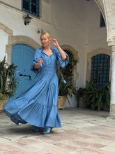 Load image into Gallery viewer, YASMINE MAXI DRESS/ soft tencel denim