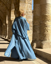 Load image into Gallery viewer, KIMONO MAXI COAT / soft denim tencel