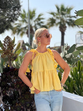 Load image into Gallery viewer, SUNNY TOP / sunny yellow cotton voile