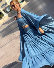 Load image into Gallery viewer, MUSE KIMONO WITH RUFFLE