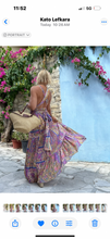 Load image into Gallery viewer, GODDESS MAXI DRESS/ pastel oriental print