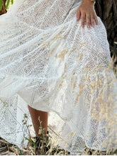Load image into Gallery viewer, GYPSETTE LACE SKIRT/ cream white lace
