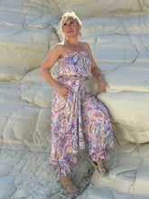 Load image into Gallery viewer, SAHARA JUMPSUIT STRAPLESS/ pastel paisley