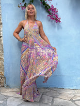 Load image into Gallery viewer, MARIPOSA MAXI DRESS/ pastel oriental print