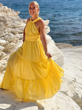 Load image into Gallery viewer, GODDESS MAXI DRESS/ sunny yellow cotton voile