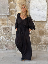 Load image into Gallery viewer, SAILOR TROUSERS / black cotton voile
