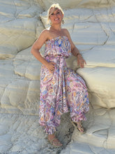 Load image into Gallery viewer, SAHARA JUMPSUIT STRAPLESS/ pastel paisley