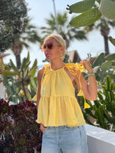 Load image into Gallery viewer, SUNNY TOP / sunny yellow cotton voile