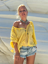 Load image into Gallery viewer, DREAM BLOUSE/ sunny yellow voile
