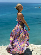 Load image into Gallery viewer, MARIPOSA DRESS / blue orchid print