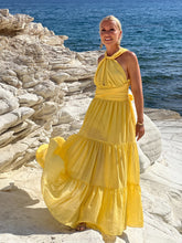 Load image into Gallery viewer, GODDESS MAXI DRESS/ sunny yellow cotton voile