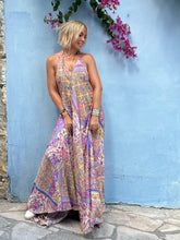 Load image into Gallery viewer, MARIPOSA MAXI DRESS/ pastel oriental print