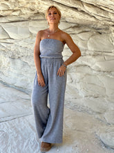 Load image into Gallery viewer, HUG wide leg trousers/grey melange