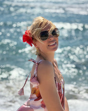 Load image into Gallery viewer, BAGGY MAXI DRESS/ blush pink xl flowers