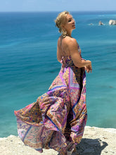 Load image into Gallery viewer, MARIPOSA DRESS / blue orchid print
