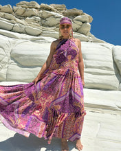 Load image into Gallery viewer, SUNNY MAXI DRESS/ amethyst purple oriental print