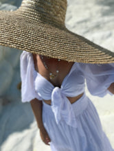 Load image into Gallery viewer, BONITA MAXI DRESS/ 2 dresses in 1/ white cotton voile