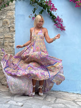 Load image into Gallery viewer, MARIPOSA MAXI DRESS/ pastel oriental print