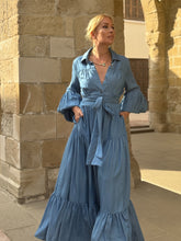 Load image into Gallery viewer, CHEMISE MAXI DRESS/ soft tencel denim