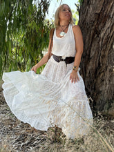 Load image into Gallery viewer, GYPSETTE LACE SKIRT/ cream white lace