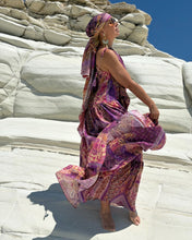 Load image into Gallery viewer, SUNNY MAXI DRESS/ amethyst purple oriental print