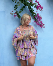 Load image into Gallery viewer, CORSET TOP/ pastel oriental print