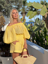 Load image into Gallery viewer, SAILOR SHORT TROUSERS/ sunny yellow cotton voile