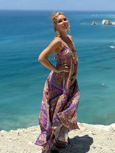 Load image into Gallery viewer, MARIPOSA DRESS / blue orchid print