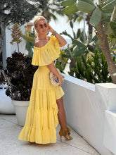 Load image into Gallery viewer, FLAMENCO TOP/ sunny yellow cotton voile