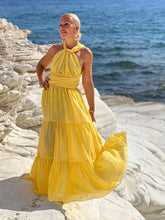 Load image into Gallery viewer, GODDESS MAXI DRESS/ sunny yellow cotton voile
