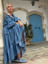 Load image into Gallery viewer, YASMINE MAXI DRESS/ soft tencel denim