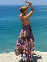 Load image into Gallery viewer, MARIPOSA DRESS / blue orchid print