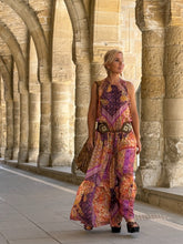 Load image into Gallery viewer, SUNNY MAXI DRESS/ spicy orange oriental print