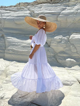 Load image into Gallery viewer, BONITA MAXI DRESS/ 2 dresses in 1/ white cotton voile