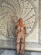 Load image into Gallery viewer, SAILOR TROUSERS/ cafe latte paisley