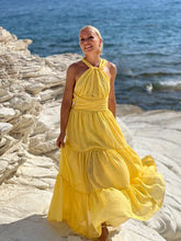 Load image into Gallery viewer, GODDESS MAXI DRESS/ sunny yellow cotton voile