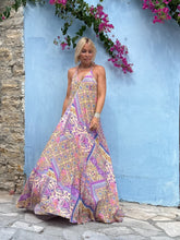 Load image into Gallery viewer, MARIPOSA MAXI DRESS/ pastel oriental print