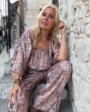 Load image into Gallery viewer, LUNA JUMPSUIT/ cafe latte beige print