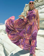 Load image into Gallery viewer, SUNNY MAXI DRESS/ amethyst purple oriental print