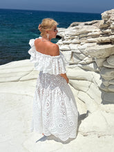 Load image into Gallery viewer, FLAMENCO SET - white cotton embroidered openwork