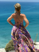 Load image into Gallery viewer, MARIPOSA DRESS / blue orchid print