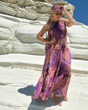 Load image into Gallery viewer, SUNNY MAXI DRESS/ amethyst purple oriental print