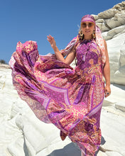 Load image into Gallery viewer, SUNNY MAXI DRESS/ amethyst purple oriental print