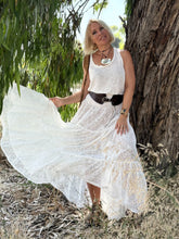 Load image into Gallery viewer, GYPSETTE LACE SKIRT/ cream white lace