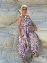 Load image into Gallery viewer, SAHARA JUMPSUIT STRAPLESS/ pastel paisley