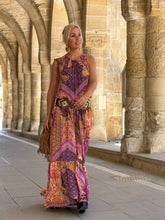 Load image into Gallery viewer, SUNNY MAXI DRESS/ spicy orange oriental print
