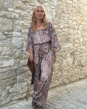Load image into Gallery viewer, LUNA JUMPSUIT/ cafe latte beige print