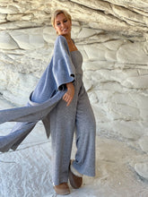 Load image into Gallery viewer, HUG wide leg trousers/grey melange