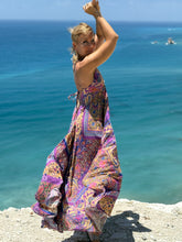 Load image into Gallery viewer, MARIPOSA DRESS / blue orchid print